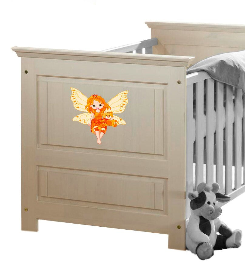 Fairy Girl Princess Wall Decal, Fairy Girl Princess Wall sticker, Fairy Girl Princess wall decor