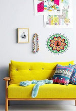 Load image into Gallery viewer, Yoga Mandala Wall Decal, Yoga Mandala Wall Sticker, Mandala Decor