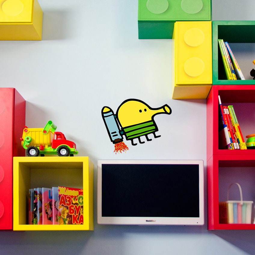 Little Alien Wall Decal, Little Alien Wall sticker, Little Alien wall decor