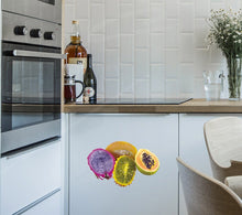 Load image into Gallery viewer, Fruit Decal, Fruit Sticker, Fruit Kitchen decor, Fruit Restaurant Decor