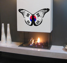Load image into Gallery viewer, Japanese Flag Butterfly Decal, Japanese Flag Butterfly Sticker, Japanese Flag Butterfly Decor