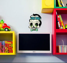 Load image into Gallery viewer, Brain Vacant Skull Decal, Brain Vacant Skull Sticker, Brain Vacant Skull Wall Decor