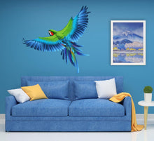 Load image into Gallery viewer, Parrot Sticker, Parrot Decal, Parrot Wall Art, Parrot Wall Decor