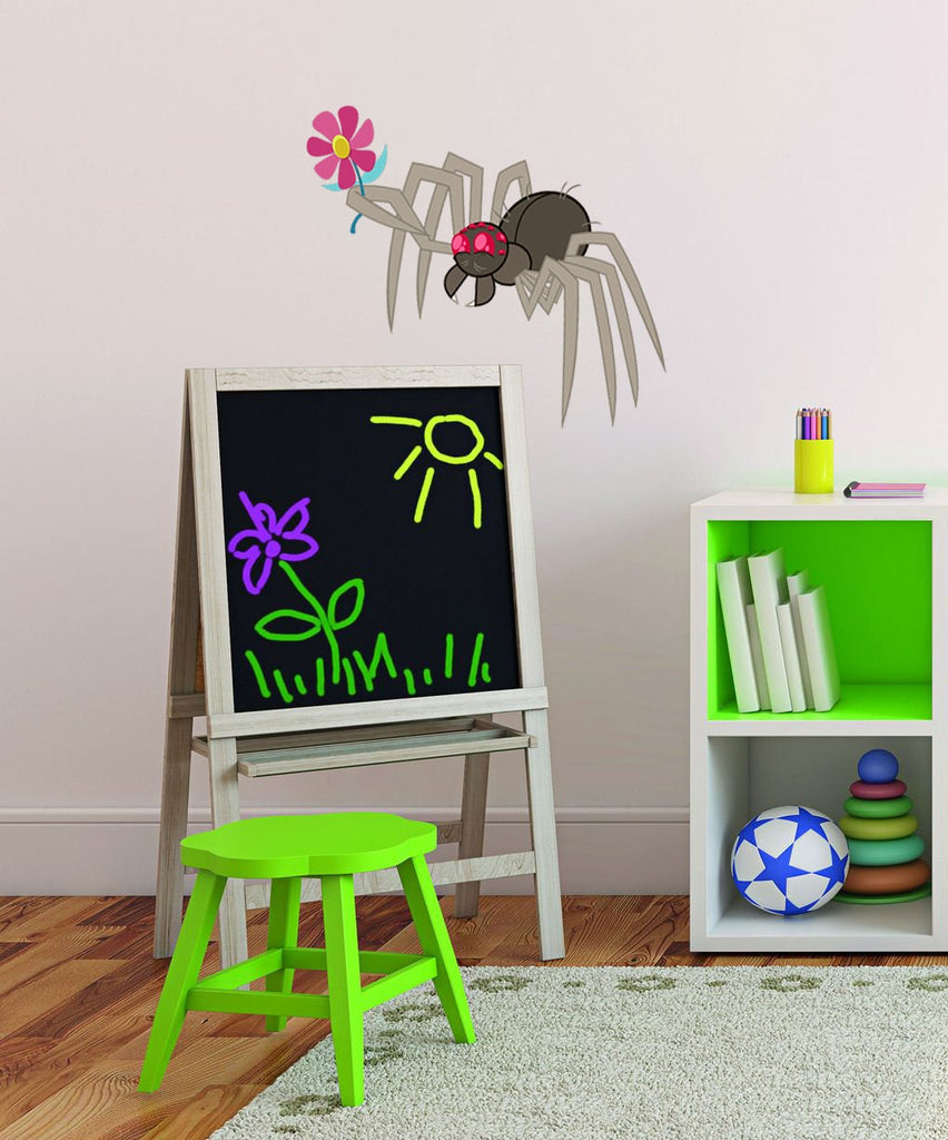 Anime Spider Decal, Anime Spider Sticker, Anime Spider Wall Decor