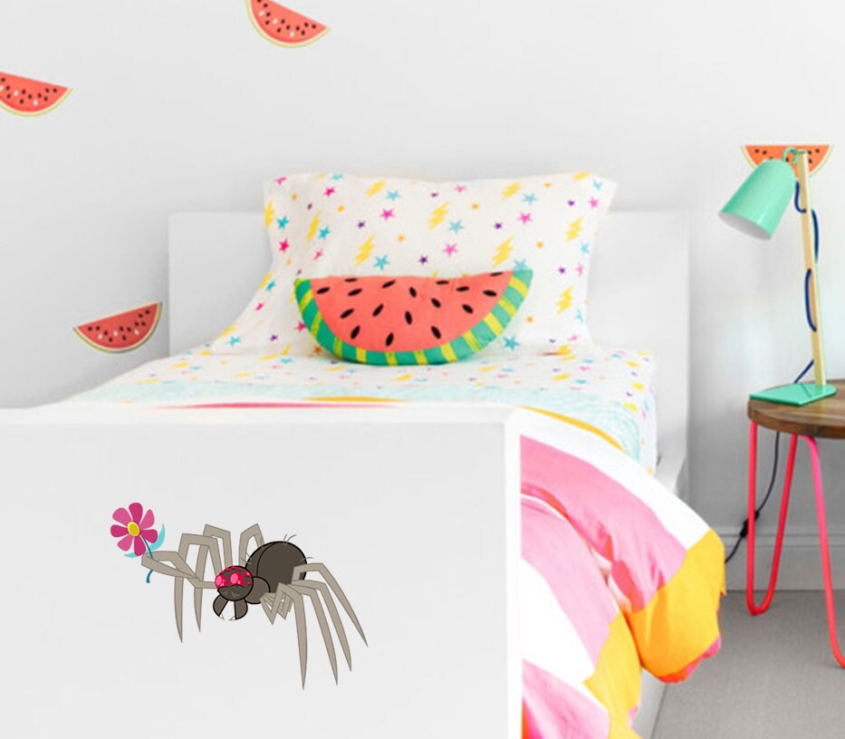Anime Spider Decal, Anime Spider Sticker, Anime Spider Wall Decor