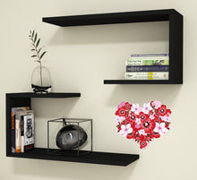 Load image into Gallery viewer, Flowered Heart Sticker, Flowered Heart Sticker, Flowered Heart Wall Decor