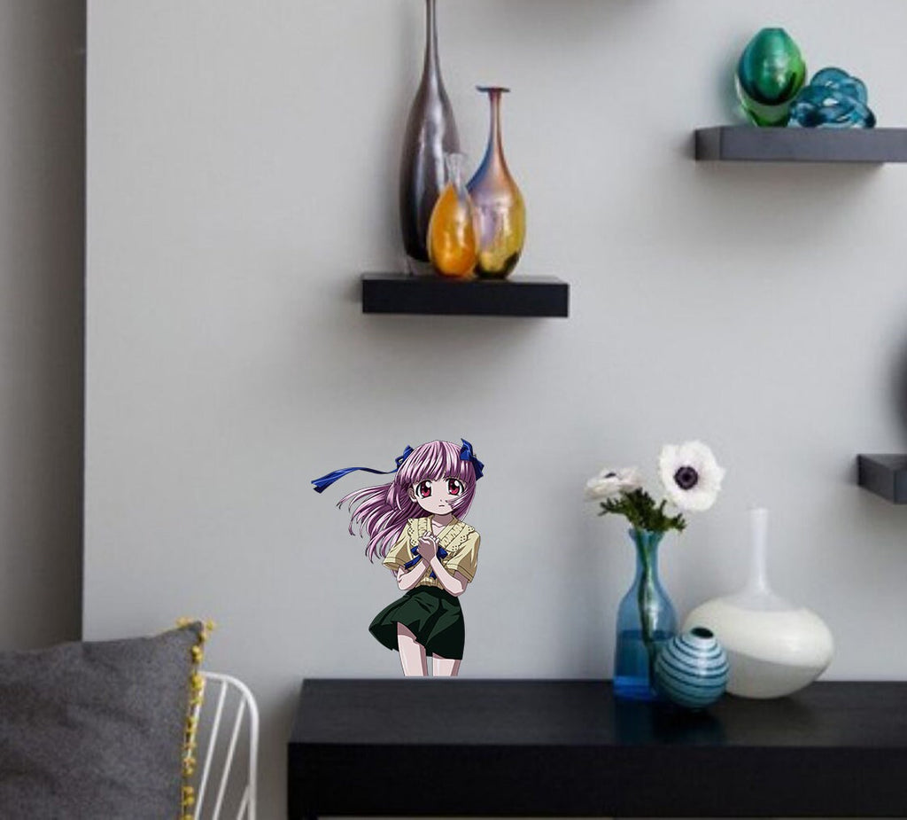 Anime Teen Girl Wall Decal, Anime Teen Girl Wall sticker, Anime Teen Girl wall decor