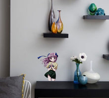 Load image into Gallery viewer, Anime Teen Girl Wall Decal, Anime Teen Girl Wall sticker, Anime Teen Girl wall decor