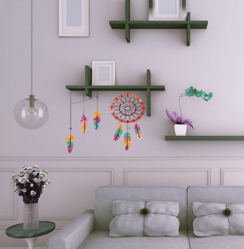 Dreamcatcher wall sticker, Dreamcatcher wall sticker, Dreamcatcher decor