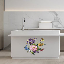 Load image into Gallery viewer, Butterfly Plant Flowers Wall Decal, Butterfly Plant Flowers Wall sticker, Butterfly Plant Flowers wall decor