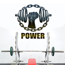 Load image into Gallery viewer, Dumbbell Gym Wall Decal, Dumbbell Gym Wall sticker, Dumbbell Gym wall decor