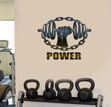 Load image into Gallery viewer, Dumbbell Gym Wall Decal, Dumbbell Gym Wall sticker, Dumbbell Gym wall decor