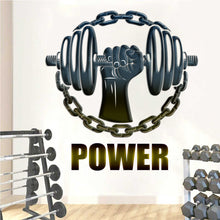 Load image into Gallery viewer, Dumbbell Gym Wall Decal, Dumbbell Gym Wall sticker, Dumbbell Gym wall decor