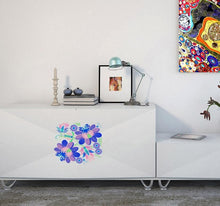 Load image into Gallery viewer, Bouquet Boho Wall Decal, Bouquet Boho Wall sticker, Bouquet Boho wall decor