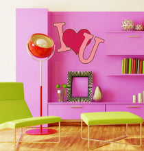Load image into Gallery viewer, I Love You Decal, I Love You Sticker, I Love You Wall Decor