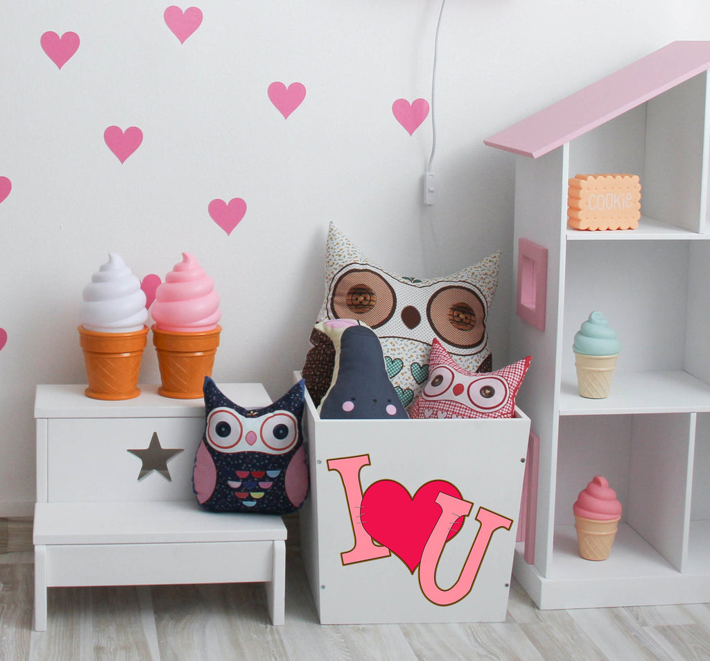 I Love You Decal, I Love You Sticker, I Love You Wall Decor