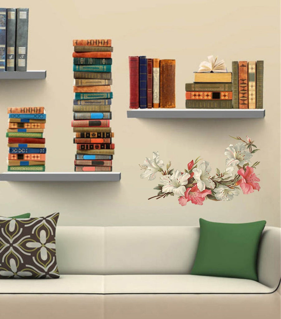 Lily flower Wall Decal, Lily flower Wall sticker, Lily flower wall decor