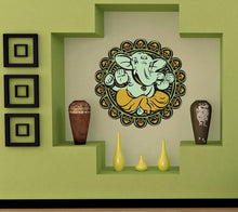 Load image into Gallery viewer, Ganesha Mandala Decal, Ganesha Mandala Sticker, Ganesha Mandala Wall Decor