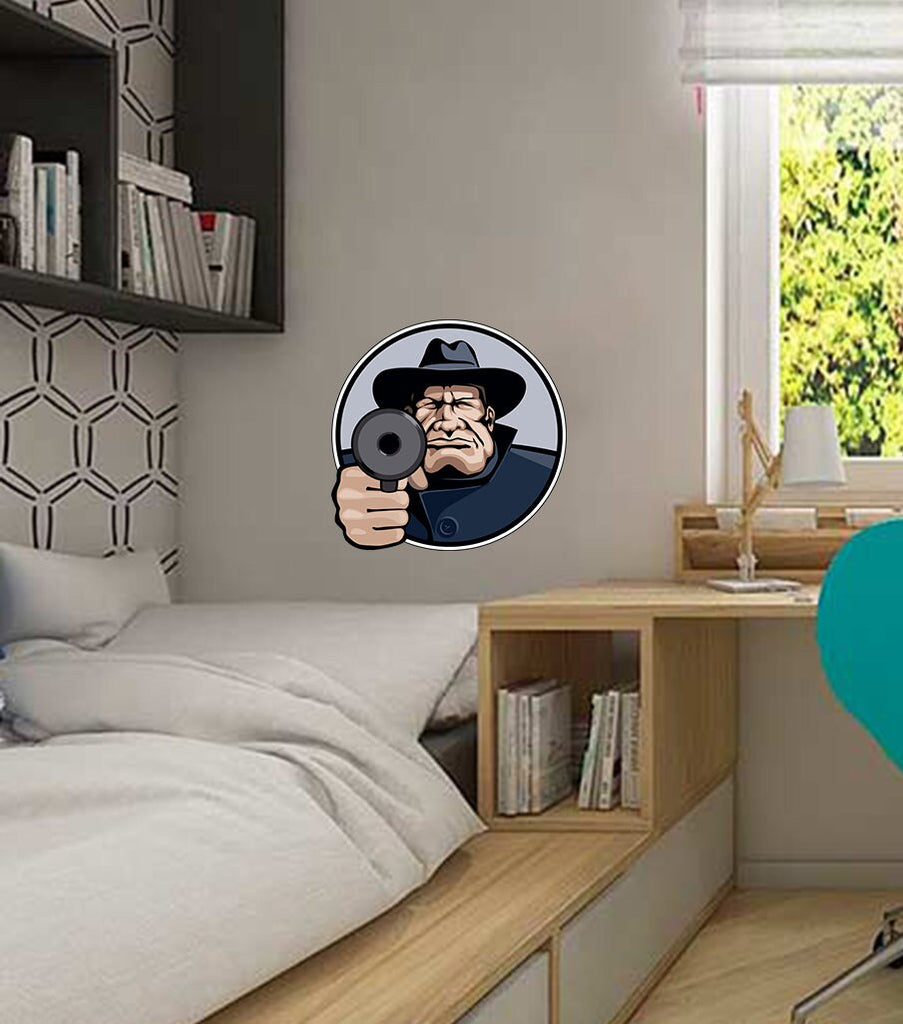 Gangster Decal, Gangster Sticker, MOB Decal, MOB Sticker