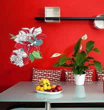 Load image into Gallery viewer, Peony Decal, Peony Sticker, Peony Wall Art