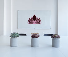Load image into Gallery viewer, Boho Lotus flower Wall Decal, Boho Lotus flower Wall sticker, Boho Lotus flower wall decor, Boho Lotus flower Wall Art
