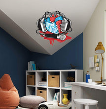 Load image into Gallery viewer, Music From Your Heart Decal, Music From Your Heart Sticker, Music From Your Heart Wall Decor