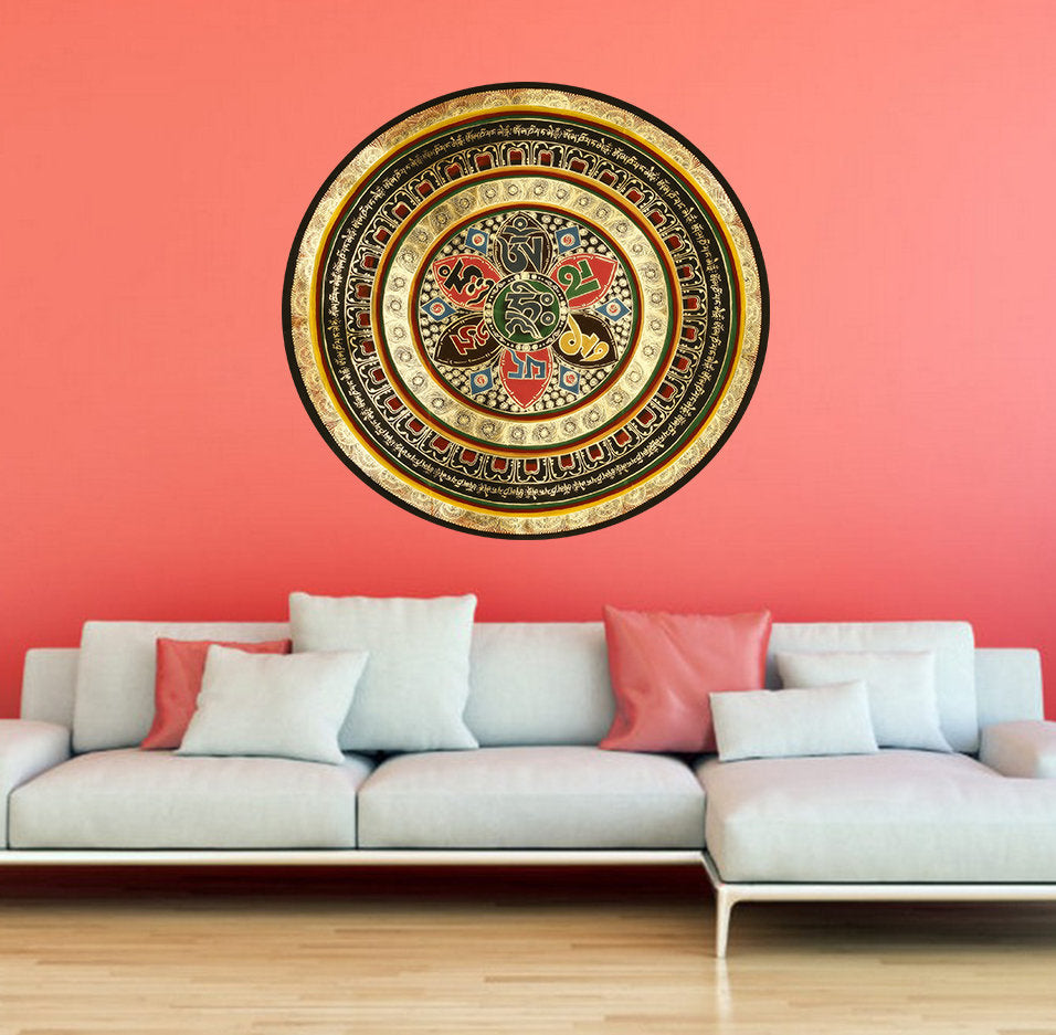 Boho Mandala Sticker, Mandala Decal, Mandala Wall Decor