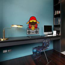 Load image into Gallery viewer, Hip-Hop Dog Decal, Hip-Hop Dog sticker, Hip-Hop Dog Wall Decor