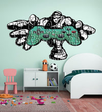 Load image into Gallery viewer, Gamer Boy Game Controller Wall Decal, Gamer Boy Game Controller Wall sticker, Gamer Boy Game Controller wall decor