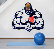 Load image into Gallery viewer, Body-building Muscle Athlete Wall Decal, Body-building Muscle Athlete Wall sticker, Body-building Muscle Athlete wall decor