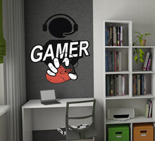 Load image into Gallery viewer, PC mouse Gamer Wall Decal, PC mouse Gamer Wall sticker, PC mouse Gamer wall decor
