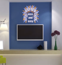 Load image into Gallery viewer, Indian Hat Quote Wall Decal, Indian Hat Quote Wall sticker, Indian Hat Quote wall decor