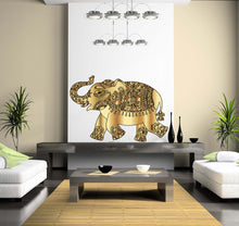 Load image into Gallery viewer, Indian Elephant Zen Buddhism Wall Decal, Indian Elephant Zen Buddhism Wall sticker, Indian Elephant Zen Buddhism wall decor