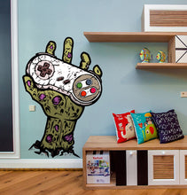 Load image into Gallery viewer, Zombie hand game controller Wall Decal, Zombie hand game controller Wall sticker, Zombie hand game controller wall decor