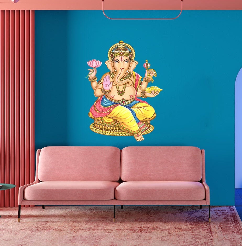 Ganesha Elephant Decal, Ganesha Elephant sticker, Ganesha Elephant Wall Decor