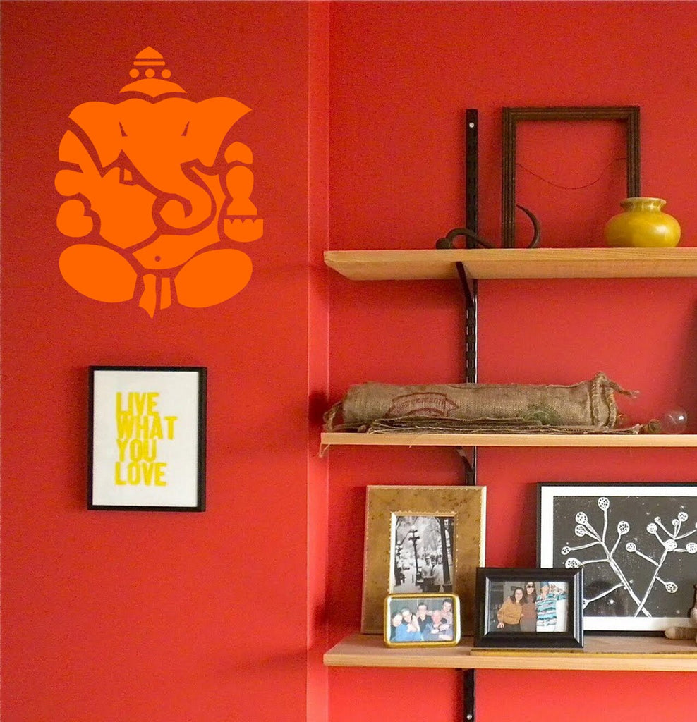 Lord Ganesha Wall Decal, Lord Ganesha Wall sticker, Lord Ganesha wall decor