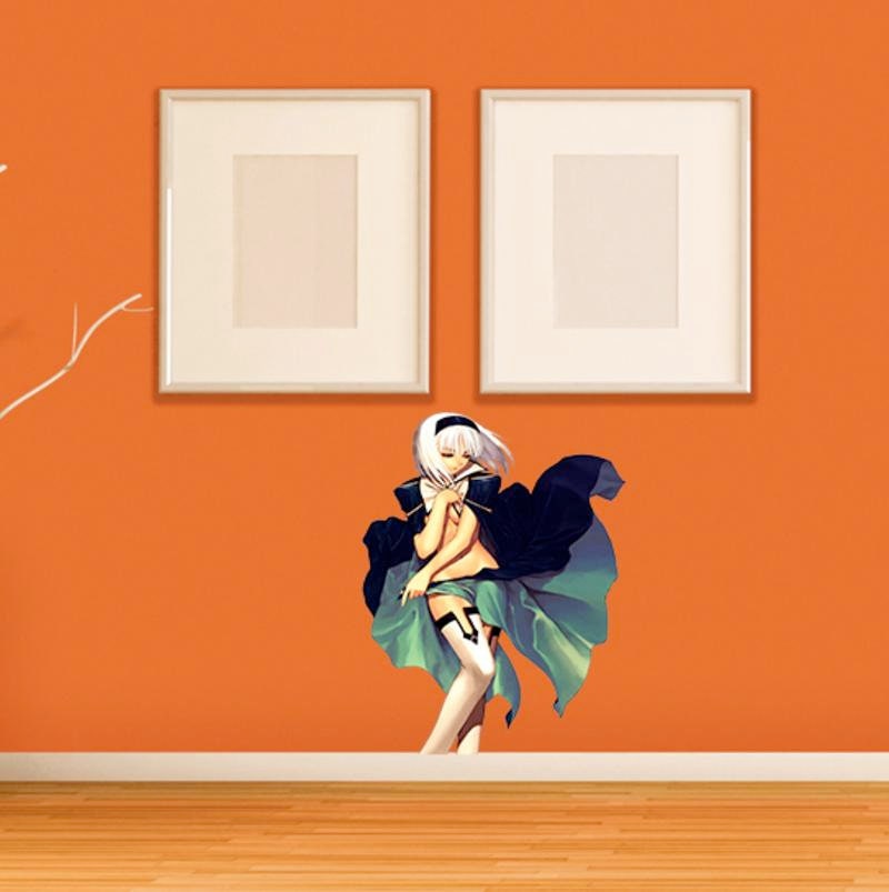 Sexy Anime Decal, Sexy Anime Sticker, Sexy Anime Wall Decor, Sexy Anime Wall Art