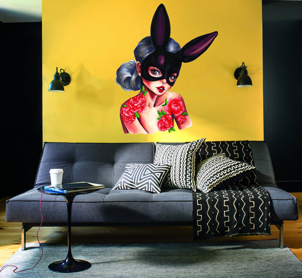 Sexy Anime Bunny Decal, Sexy Anime Bunny Sticker, Sexy Anime Bunny Wall Decor