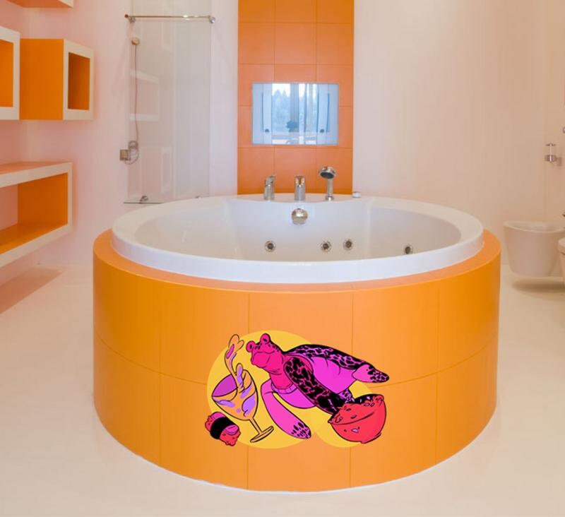 Turtle Restaurant Sticker, Turtle Restaurant Decal, Turtle Bar Sticker, Turtle Bar Decal
