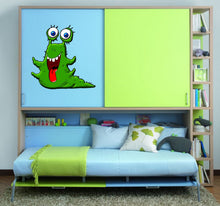 Load image into Gallery viewer, Funny Monster Wall Decal, Funny Monster Wall sticker, Funny Monster wall decor