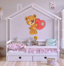 Load image into Gallery viewer, Nursery Teddy Bear Decal, Nursery Teddy Bear Sticker, Nursery Teddy Bear Wall Decor