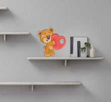 Load image into Gallery viewer, Nursery Teddy Bear Decal, Nursery Teddy Bear Sticker, Nursery Teddy Bear Wall Decor