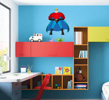 Load image into Gallery viewer, Superhero Wall Decal, Superhero Wall sticker, Superhero wall decor