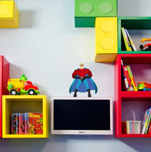 Load image into Gallery viewer, Superhero Wall Decal, Superhero Wall sticker, Superhero wall decor
