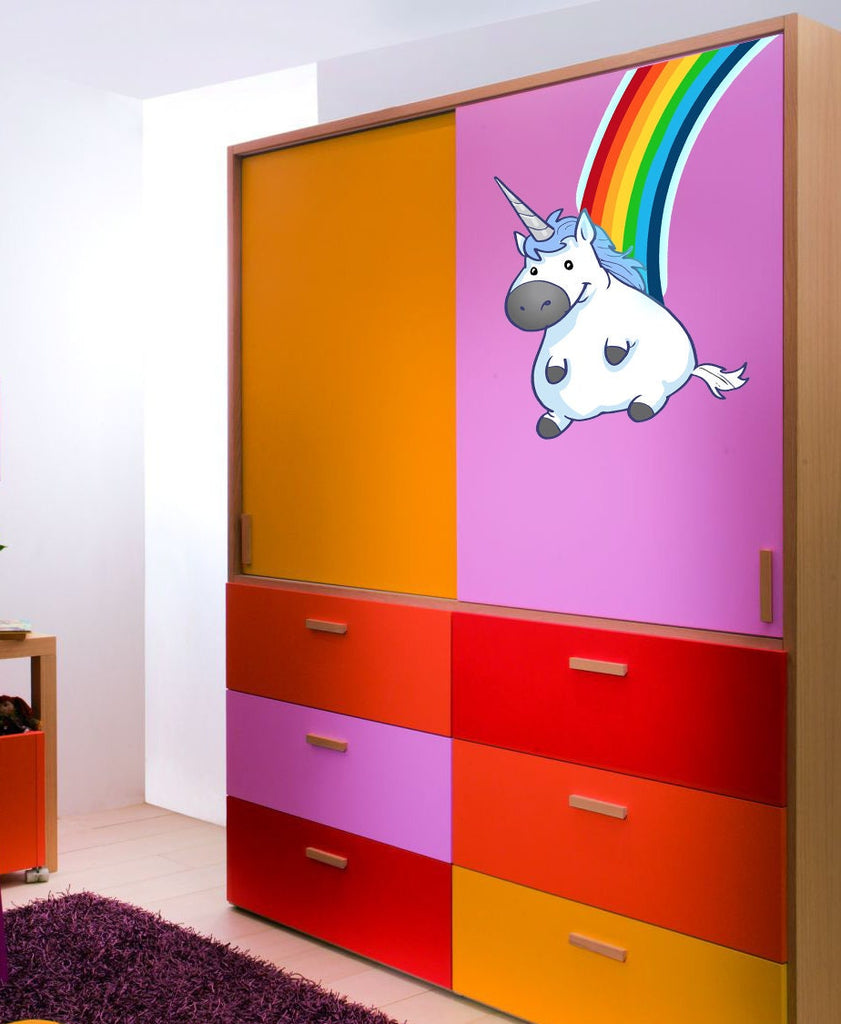 Baby Unicorn Decal, Baby Unicorn Sticker, Baby Unicorn Wall Decor