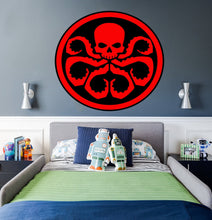 Load image into Gallery viewer, Octopus Skull Decal, Octopus Skull Sticker, Octopus Wall Decor