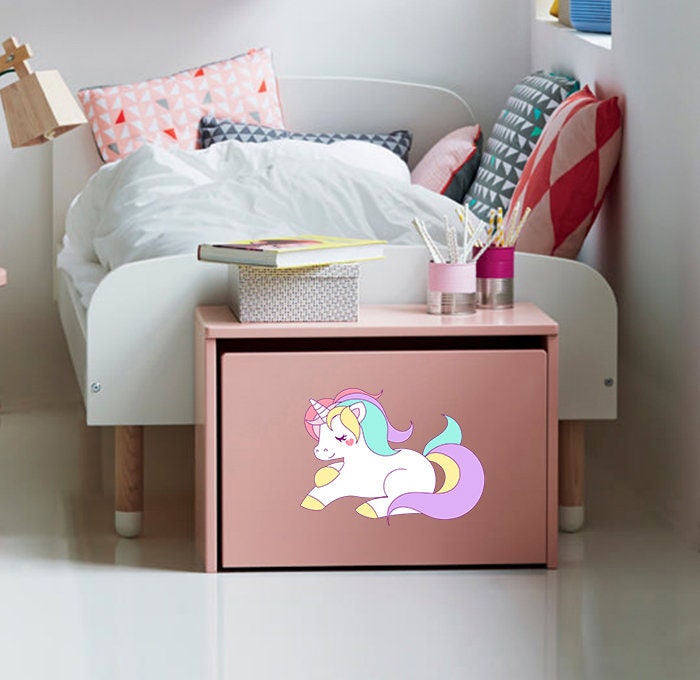 Rainbow Unicorn Wall Decal, Rainbow Unicorn Wall sticker, Rainbow Unicorn wall decor