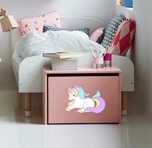 Load image into Gallery viewer, Rainbow Unicorn Wall Decal, Rainbow Unicorn Wall sticker, Rainbow Unicorn wall decor