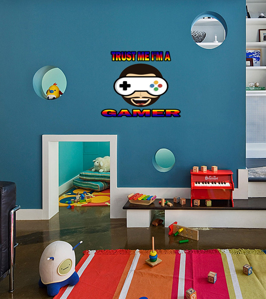 Quote Gamer Wall Decal, Quote Gamer Wall sticker, Quote Gamer wall decor