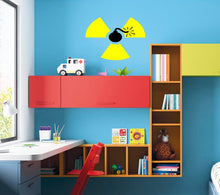 Load image into Gallery viewer, Bomb Caution Sign Wall Decal, Bomb Caution Sign Wall sticker, Bomb Caution Sign wall decor